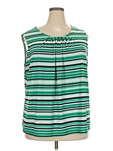 Roz & Ali Sleeveless Blouse (view 1)