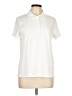 Lands' End Ivory Short Sleeve Blouse Size L - photo 1