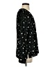 Halogen 100% Polyester Stars Black Long Sleeve Blouse Size S - photo 4