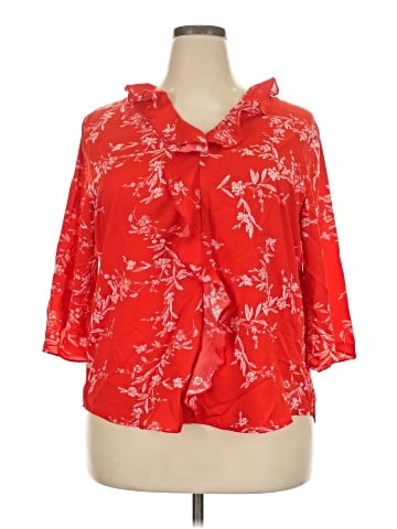 Blooming Jelly 3/4 Sleeve Blouse (view 1)