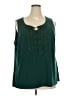 DressBarn Green Sleeveless Blouse Size 3X - photo 1
