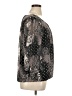 Roz & Ali 100% Polyester Black 3/4 Sleeve Blouse Size XL - photo 4