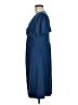 Unbranded Solid Blue Casual Dress Size M - photo 5