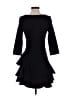 Halston Heritage Black Cocktail Dress Size 0 - photo 2