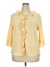 Blooming Jelly Yellow 3/4 Sleeve Blouse Size XXL - photo 1
