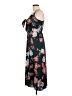 Unbranded 100% Polyester Floral Black Casual Dress Size M - photo 5