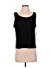Perceptions Black Sleeveless T-Shirt Size 10 - photo 1