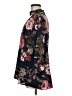 Andree by UNIT Floral Black 3/4 Sleeve Blouse Size M - photo 5