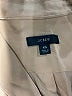 J.Crew 100% Silk Tan Long Sleeve Silk Top Size XS - photo 7