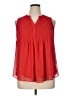 Charter Club 100% Polyester Red Sleeveless Blouse Size 0X - photo 1