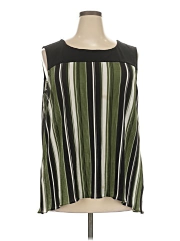 Roz & Ali Sleeveless Blouse (view 1)