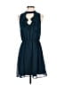BCBGeneration 100% Polyester Solid Teal Cocktail Dress Size XS - photo 1