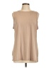 Ali Miles Tan Sleeveless Blouse Size L - photo 1