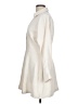 Zara 100% Polyester Ivory Coat Size L - photo 5