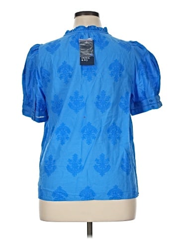 Crown & Ivy Short Sleeve Blouse (view 2)