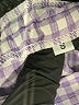 Unbranded Checkered-gingham Purple Swimsuit Top Size S - photo 4