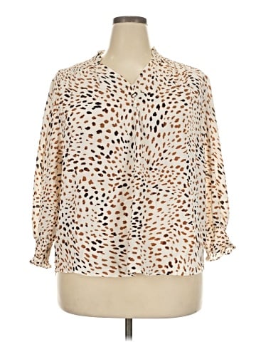 Philosophy Republic Clothing 3/4 Sleeve Blouse (view 1)
