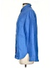 J. McLaughlin Solid Blue Long Sleeve Button-Down Shirt Size XS - photo 5