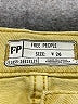 Free People Yellow Denim Shorts Size 26 waist - photo 3