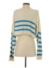 Zara Stripes Blue Wool Pullover Sweater Size S - photo 2
