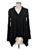 Splendid 100% Rayon Black Long Sleeve Blouse Size M - photo 1
