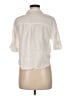 Zara Ivory 3/4 Sleeve Button-Down Shirt Size M - photo 2