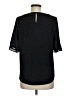 Ann Taylor Black Short Sleeve Blouse Size M - photo 2