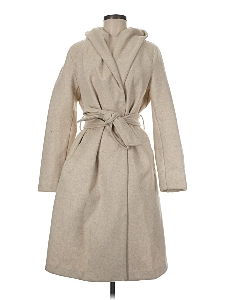Pre-owned Kensie Coat In Tan