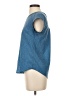 Monday Fun Blue Short Sleeve Top Size XS - photo 5