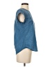 Monday Fun Blue Short Sleeve Top Size XS - photo 4