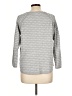 Karen Scott 100% Cotton Gray Pullover Sweater Size L - photo 2