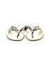 Manolo Blahnik Animal Print Gold Tan Flip Flops Size EU 36 - photo 2