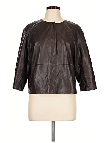 Lafayette 148 New York Leather Jacket (view 1)