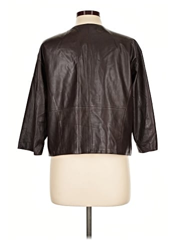 Lafayette 148 New York Leather Jacket (view 2)