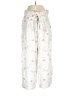 ROI DU LAC 100% Linen Paisley White Linen Pants Size EU (IT) 46 / US 10 - photo 1