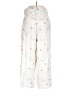 ROI DU LAC 100% Linen Paisley White Linen Pants Size EU (IT) 46 / US 10 - photo 2