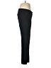 Ecru Solid Black Dress Pants Size 6 - photo 4