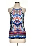 Renee C. 100% Rayon Blue Sleeveless Blouse Size S - photo 1