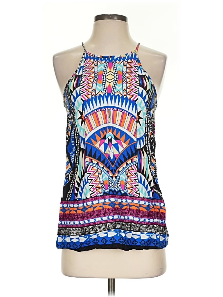 Pre-owned Renee C Sleeveless Blouse In Blue