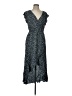 Grecerelle Polka Dots Blue Casual Dress Size L - photo 1