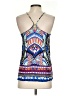 Renee C. 100% Rayon Blue Sleeveless Blouse Size S - photo 2
