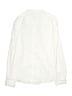 Zara Solid Ivory White Long Sleeve Button-Down Shirt Size 14 - photo 2