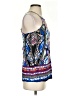 Renee C. 100% Rayon Blue Sleeveless Blouse Size S - photo 4