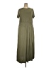 One One Six Solid Green Casual Dress Size 2X - photo 1