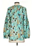 A.L.C. 100% Cotton Teal 3/4 Sleeve Blouse Size 2 - photo 2