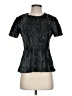 BCBGMAXAZRIA 100% Polyester Black Short Sleeve Blouse Size S - photo 1