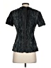 BCBGMAXAZRIA 100% Polyester Black Short Sleeve Blouse Size S - photo 2