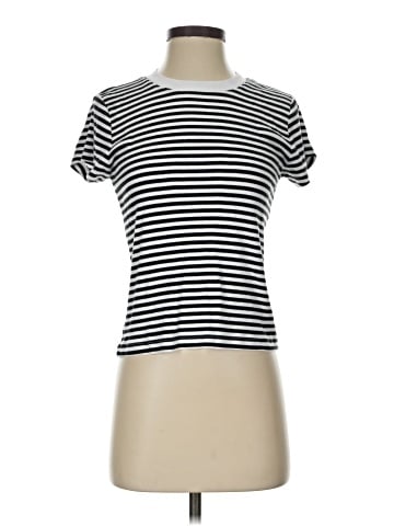 Madewell Supima&reg; Rib Tee in Stripe (view 1)