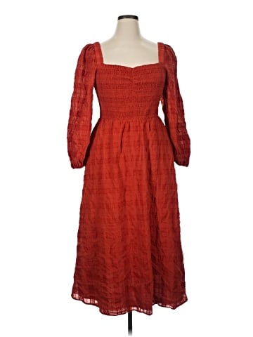Madewell Lucie Sweetheart Midi Dress (view 1)