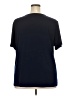 Susan Graver Blue Short Sleeve Top Size 3X - photo 2